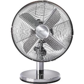Kovový stolní ventilátor SENCOR SFE 2540SL stříbrná