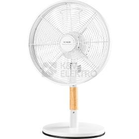 Obrázek produktu Kovový stolní ventilátor SENCOR SFE 3080WH bílá+dřevo 0