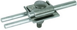 Obrázek produktu Svorka FS hliník D 10mm Dehn FSK 3X8.10 FRM10X50 AL 380110 0