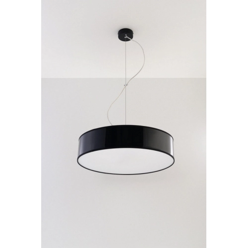 Lustr SOLLUX Arena 45cm E27 3x60W bez zdroje SL.0118 černá (obrázek 4)