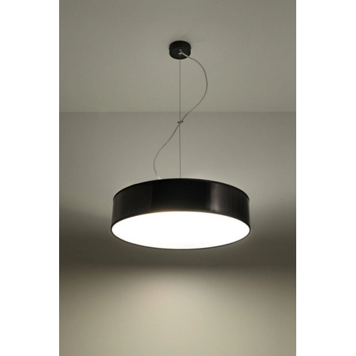 Lustr SOLLUX Arena 45cm E27 3x60W bez zdroje SL.0118 černá (obrázek 2)