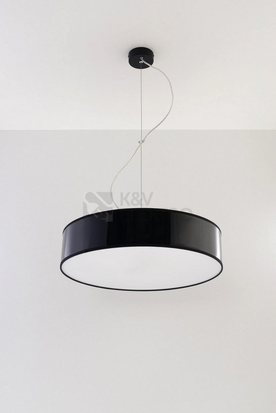 Obrázek produktu Lustr SOLLUX Arena 45cm E27 3x60W bez zdroje SL.0118 černá 1