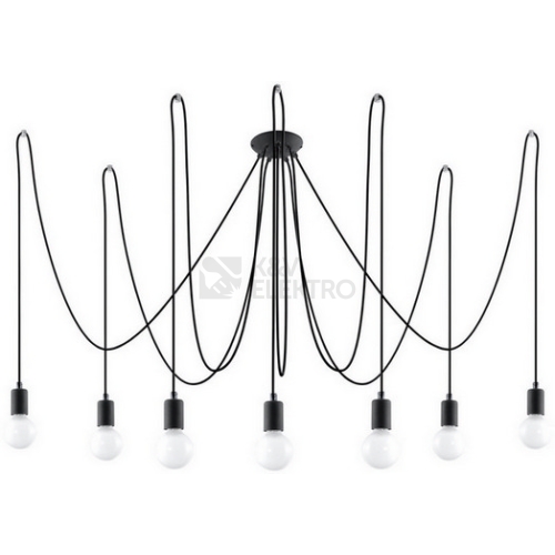 Lustr SOLLUX Edison 7 E27 7x60W bez zdroje SL.0372
