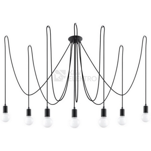 Lustr SOLLUX Edison 7 E27 7x60W bez zdroje SL.0372