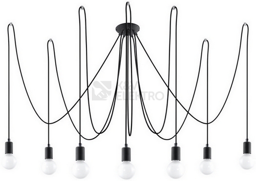 Obrázek produktu Lustr SOLLUX Edison 7 E27 7x60W bez zdroje SL.0372 0