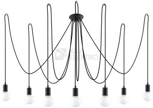 Obrázek produktu Lustr SOLLUX Edison 7 E27 7x60W bez zdroje SL.0372 0
