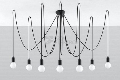 Obrázek produktu Lustr SOLLUX Edison 7 E27 7x60W bez zdroje SL.0372 1