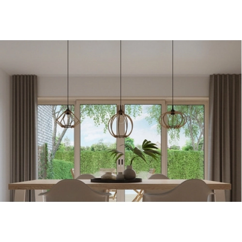 Lustr SOLLUX Arancia E27 1x60W bez zdroje SL.0391 přírodní dřevo (obrázek 3)
