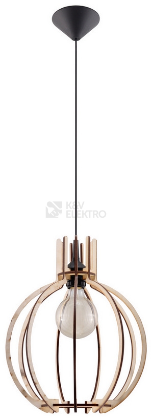 Obrázek produktu Lustr SOLLUX Arancia E27 1x60W bez zdroje SL.0391 přírodní dřevo 0