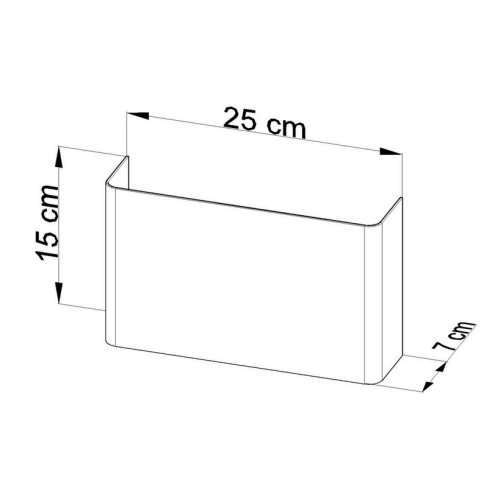 Nástěnné svítidlo SOLLUX Copertura G9 2x40W bez zdroje SL.0419 bílá (obrázek 3)