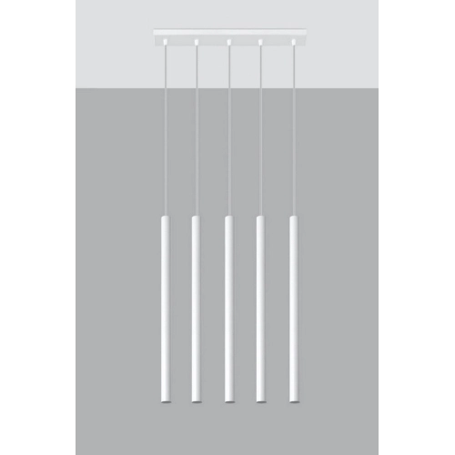Lustr SOLLUX Pastelo 5 G9 5x12W bez zdroje SL.0468 bílá (obrázek 5)