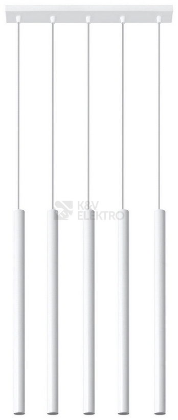 Obrázek produktu Lustr SOLLUX Pastelo 5 G9 5x12W bez zdroje SL.0468 bílá 0