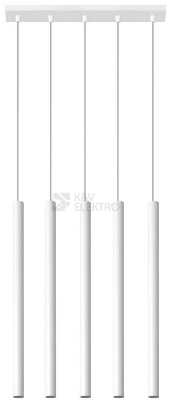 Obrázek produktu Lustr SOLLUX Pastelo 5 G9 5x12W bez zdroje SL.0468 bílá 0