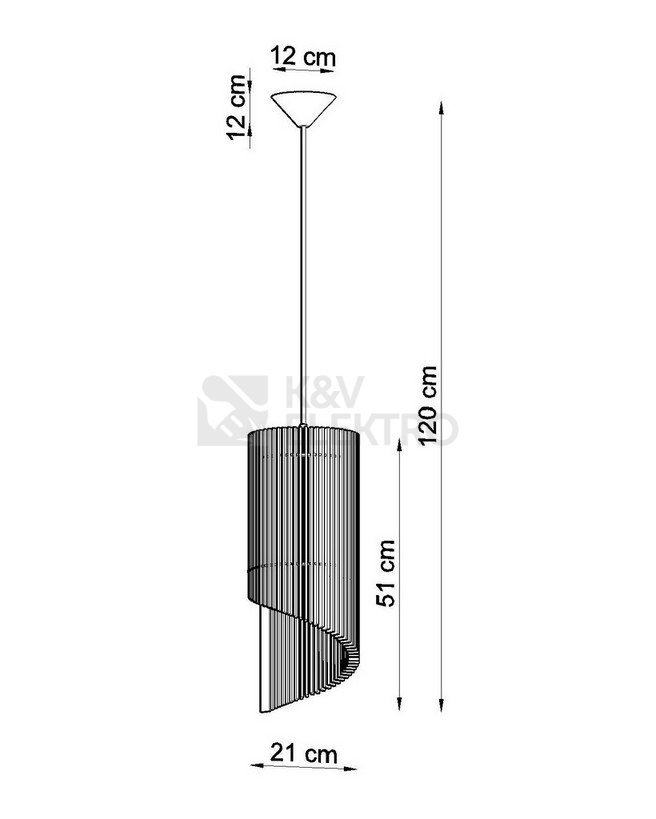 Obrázek produktu Lustr SOLLUX Alexia E27 1x60W bez zdroje SL.0640 přírodní dřevo 3