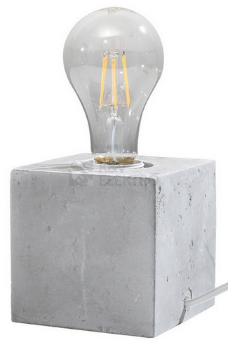 Obrázek produktu Stolní lampa SOLLUX Ariz E27 1x60W bez zdroje SL.0683 beton 0
