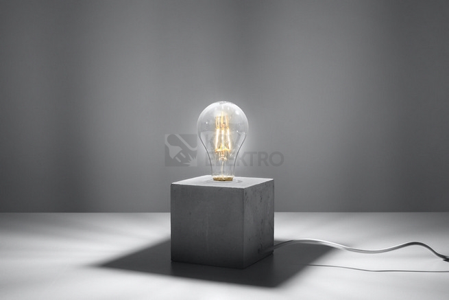 Obrázek produktu Stolní lampa SOLLUX Ariz E27 1x60W bez zdroje SL.0683 beton 2