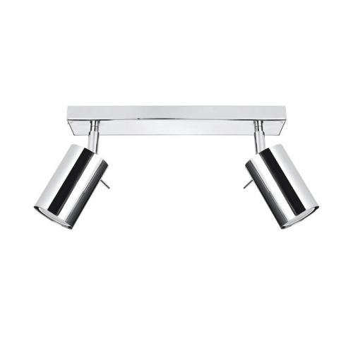 Bodové svítidlo SOLLUX Ring 2 GU10 2x40W bez zdroje SL.0728 chrom