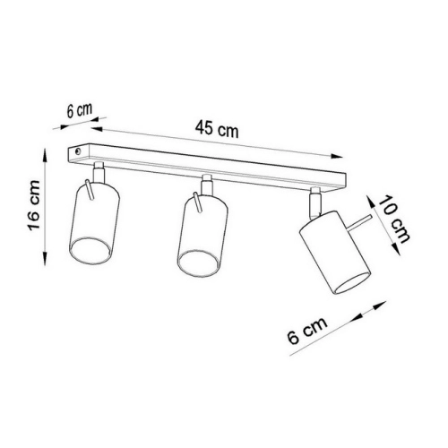 Bodové svítidlo SOLLUX Ring 3 GU10 3x40W bez zdroje SL.0729 chrom (obrázek 7)