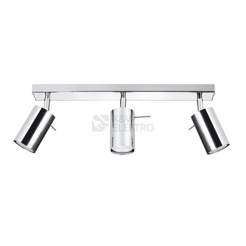 Bodové svítidlo SOLLUX Ring 3 GU10 3x40W bez zdroje SL.0729 chrom