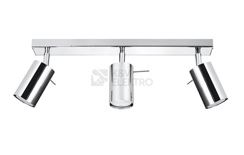 Obrázek produktu Bodové svítidlo SOLLUX Ring 3 GU10 3x40W bez zdroje SL.0729 chrom 0