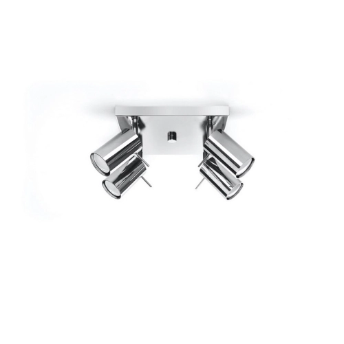 Stropní bodové svítidlo SOLLUX Ring 4 GU10 4x40W bez zdroje SL.0730 chrom (obrázek 4)