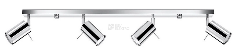 Obrázek produktu Bodové svítidlo SOLLUX Ring 4l GU10 4x40W bez zdroje SL.0731 chrom 0