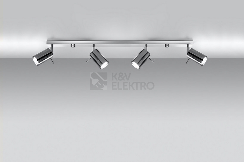 Obrázek produktu Bodové svítidlo SOLLUX Ring 4l GU10 4x40W bez zdroje SL.0731 chrom 2