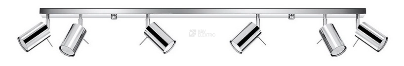 Obrázek produktu Bodové svítidlo SOLLUX Ring 6l GU10 6x40W bez zdroje SL.0732 chrom 0