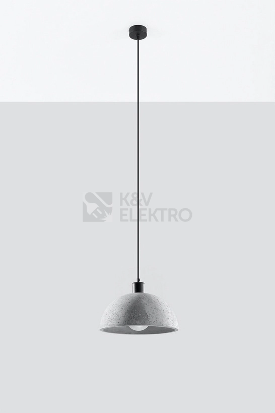 Obrázek produktu Betonový lustr SOLLUX Pablito E27 1x60W bez zdroje SL.0847 1