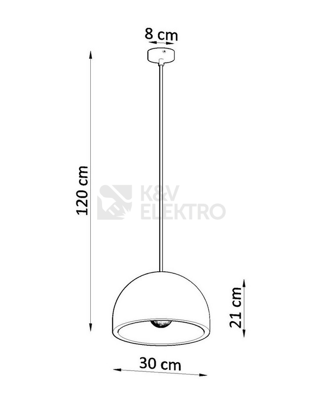 Obrázek produktu Betonový lustr SOLLUX Pablito E27 1x60W bez zdroje SL.0847 3