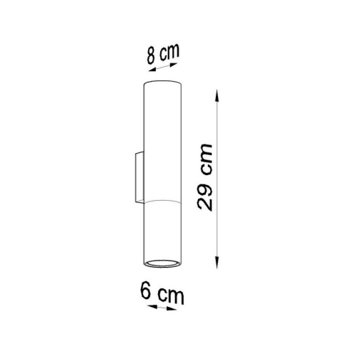 Nástěnné svítidlo SOLLUX Loopez GU10 2x40W bez zdroje SL.0938 černá/chrom (obrázek 4)