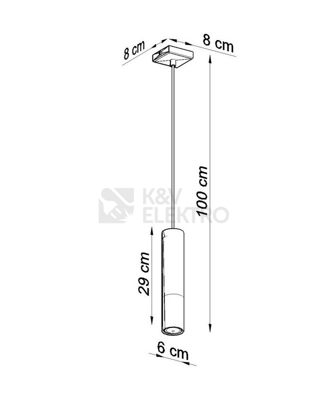 Obrázek produktu Lustr SOLLUX Loopez 1 GU10 1x40W bez zdroje SL.0940 černá/chrom 3