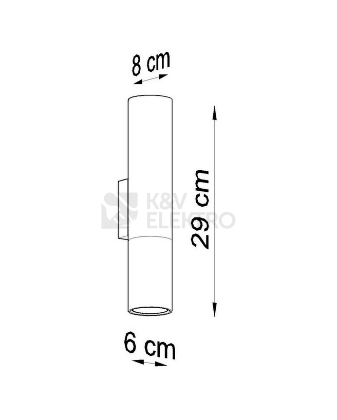 Obrázek produktu Nástěnné svítidlo SOLLUX Loopez GU10 2x40W bez zdroje SL.0944 černá/měď 3