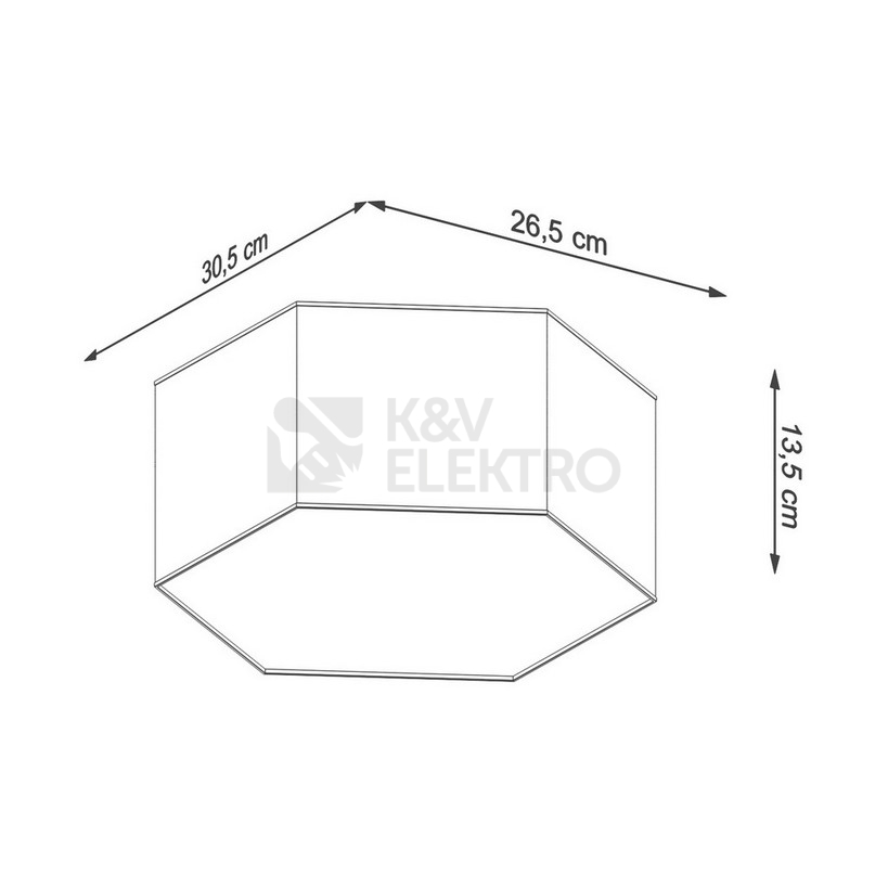 Obrázek produktu Stropní svítidlo SOLLUX Sunde 13 E27 2x60W bez zdroje SL.1057 bílá 7