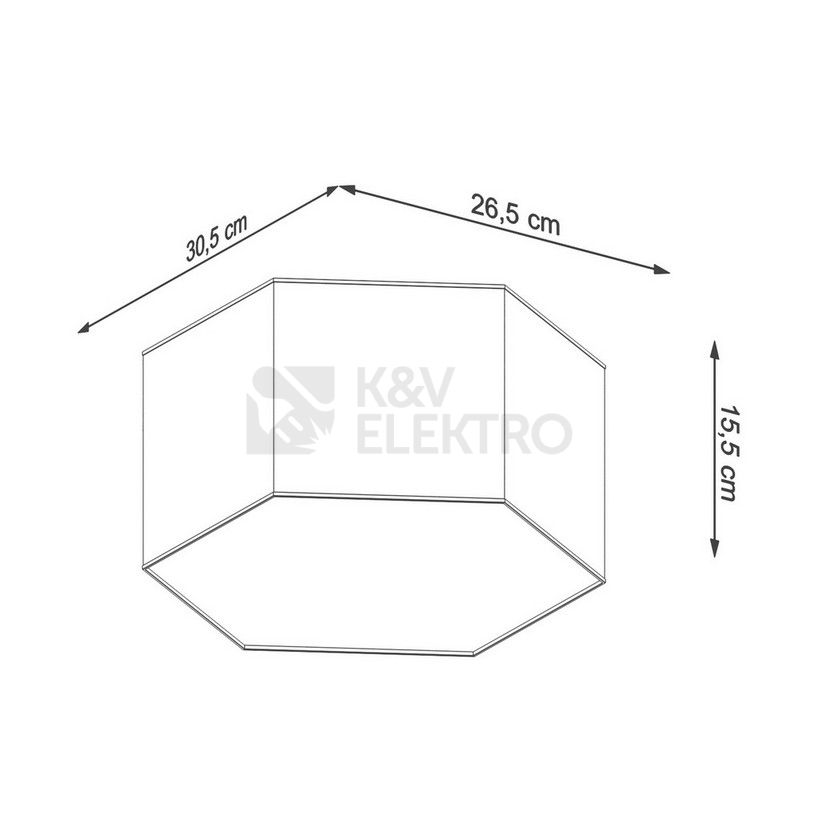 Obrázek produktu Stropní svítidlo SOLLUX Sunde 15 E27 2x60W bez zdroje SL.1058 bílá 7