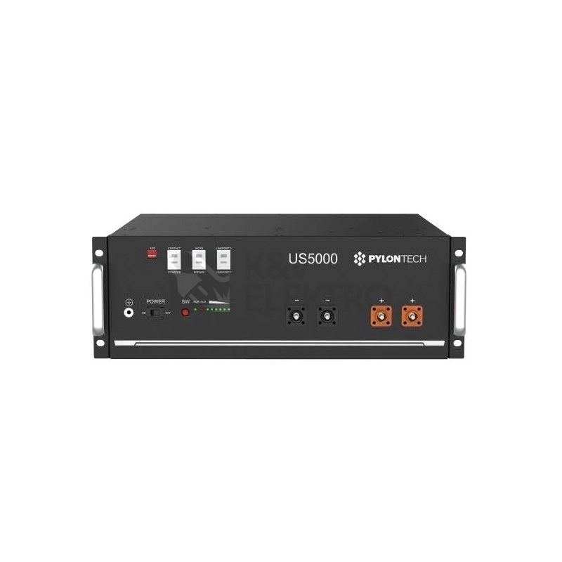 Obrázek produktu Lithiová baterie pro fotovoltaiku PylonTech US5000 48V 4,8kWh 100Ah 0