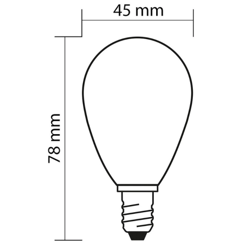 LED žárovka E14 McLED 4,7W (40W) teplá bílá (2700K) ML-324.039.87.0 (obrázek 5)