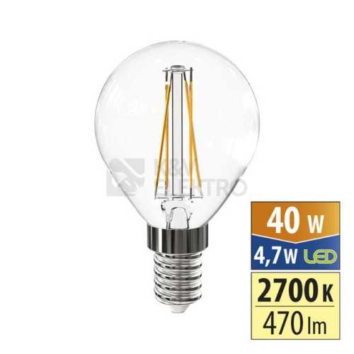 LED žárovka E14 McLED 4,7W (40W) teplá bílá (2700K) ML-324.039.87.0