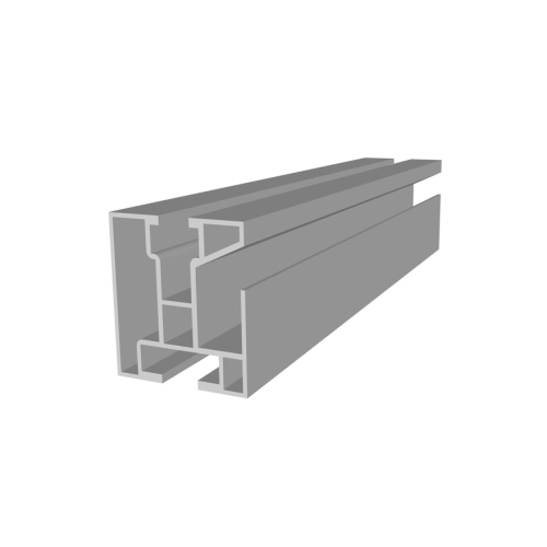 Hliníkový H profil černý ELOX 40x45mm nosník solárních panelů délka 6m