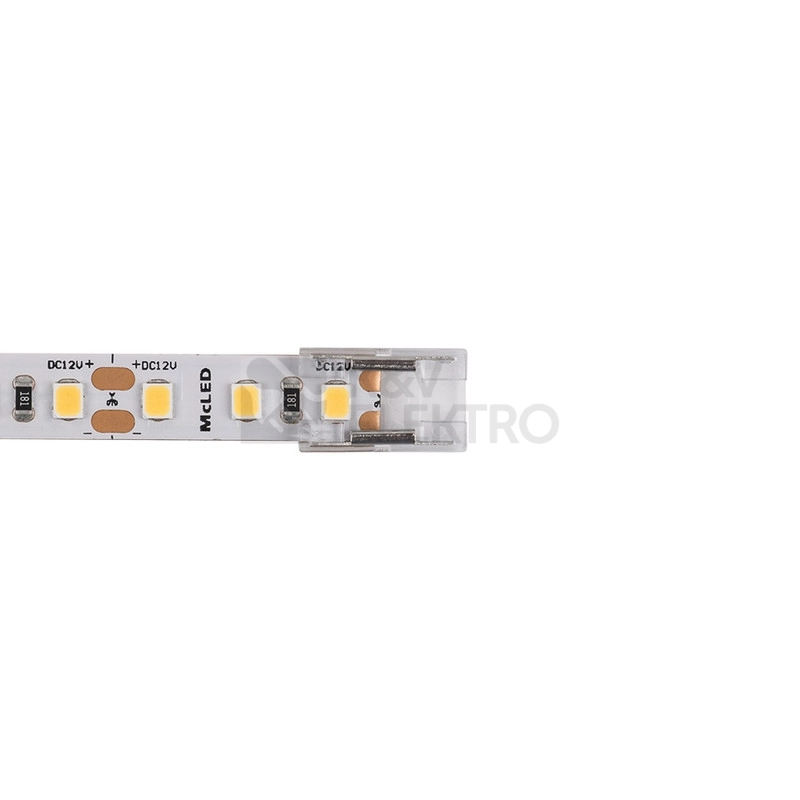 Obrázek produktu Spojovací konektor zářezový McLED pro jednobarevné 8mm LED pásky ML-112.001.78.8 2