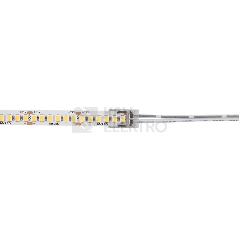 Obrázek produktu Připojovací konektor zářezový LED pásků 8mm 2pin 150mm McLED ML-112.003.78.8 0
