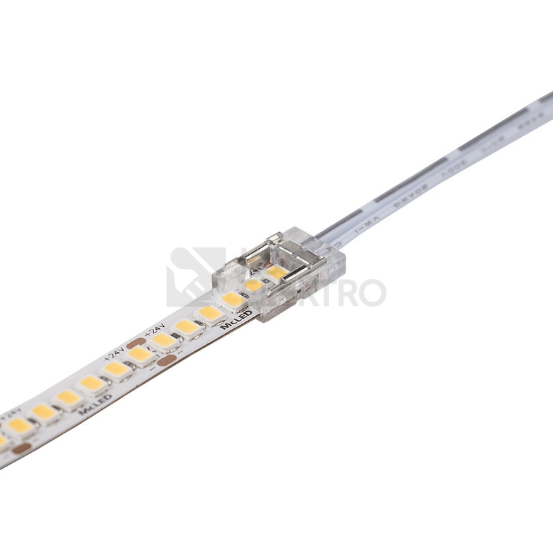 Obrázek produktu Připojovací konektor zářezový LED pásků 8mm 2pin 150mm McLED ML-112.003.78.8 3