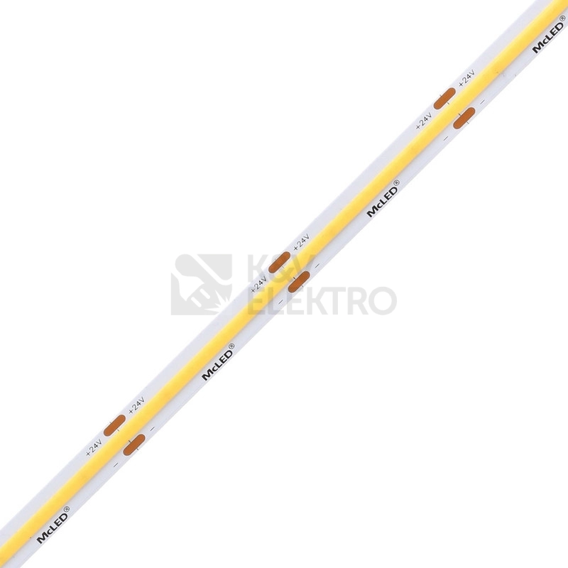 Obrázek produktu LED pásek McLED 24V COB teplá bílá 480LED/m 5W/m CRI90 10mm ML-126.053.83.2 2