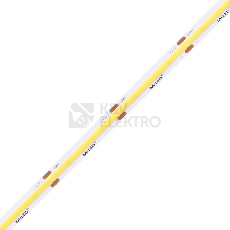Obrázek produktu LED pásek McLED 24V COB teplá bílá 480LED/m 15W/m CRI90 10mm ML-126.058.83.2 2