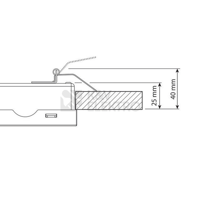 Obrázek produktu Vestavné nouzové svítidlo McLED Shield O 1W IP20 6000K 1,5Ah 3h ML-463.003.68.0 4