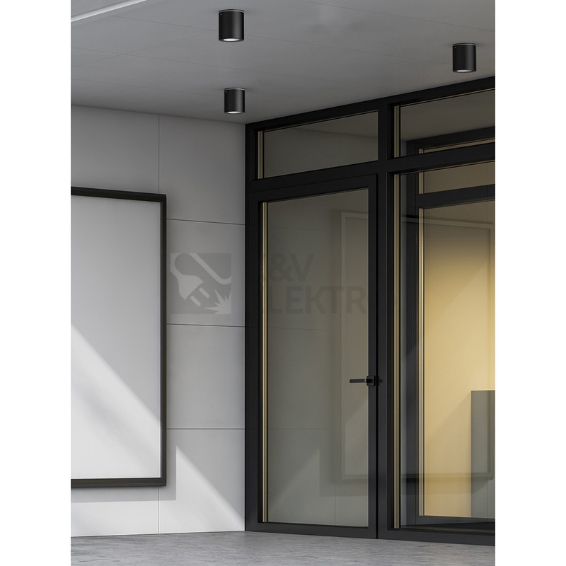 Obrázek produktu LED svítidlo McLED Noel R 7W 4000K IP65 černá ML-516.012.19.0 6
