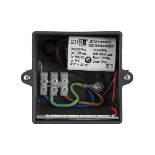 Vestavné LED svítidlo McLED Karin 3W 3000K IP65 šedá ML-517.013.81.0 (obrázek 6)