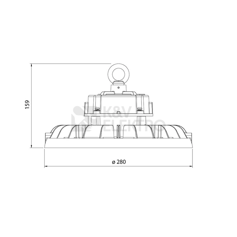 Obrázek produktu Průmyslové svítidlo McLED LEDtec G2 100W 5000K 60° stmívatelné 0-10V ML-611.321.63.2-50.80.60 5