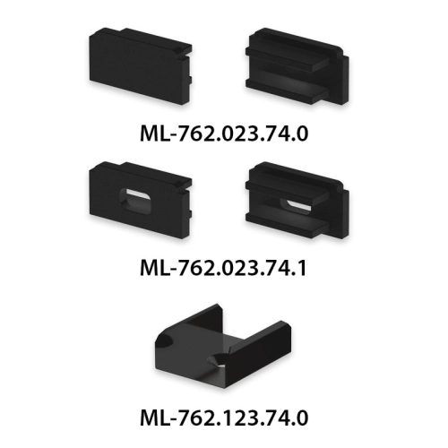 Přisazený hliníkový profil černý PG2 16x8mm s černým difuzorem 1m McLED ML-761.023.74.1 (obrázek 3)