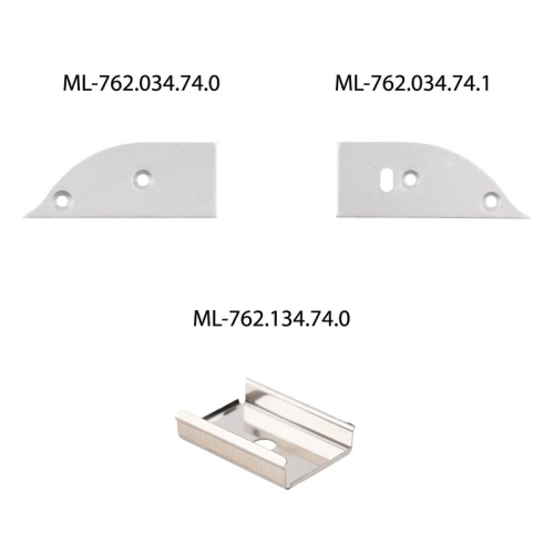 Nástěnný hliníkový profil McLED NC 44x17mm včetně mléčného difuzoru 2m ML-761.034.74.2 (obrázek 3)